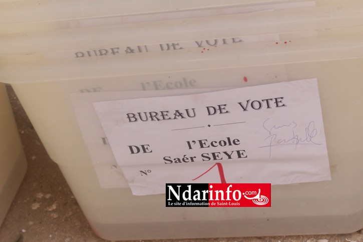 SAINT-LOUIS  - Déploiement du dispositif électoral : les instruments du vote sont prêts (photos)