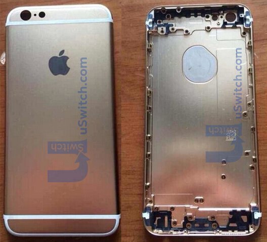 iPhone 6 : photos de la coque arrière avec le logo Apple incrusté