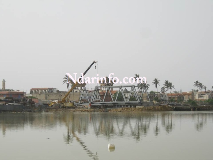 Saint-Louis: Bon déroulement des travaux du pont Masseck NDIAYE ex Goele ( photos)
