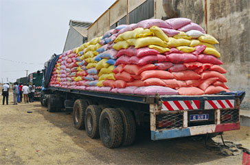 Vivres de soudure: 40 à 45 tonnes de riz transformées par jour à Ross Béthio
