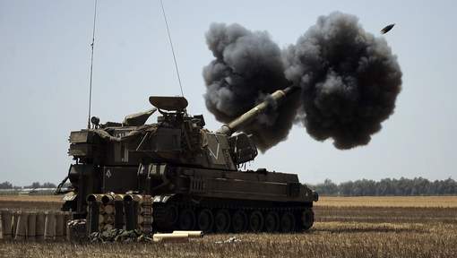 Israël a eu quatre fois plus recours à l'artillerie qu'en 2009