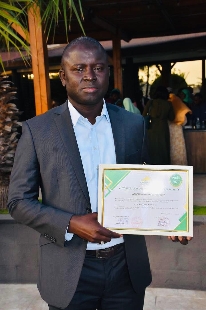 Passation des marchés publics : le DG de l’ADM Cheikh Issa Sall  obtient la mention "très satisfaisante’" Passation des marchés publics : le DG de l’ADM Cheikh Issa Sall  obtient la mention "très satisfaisante’"