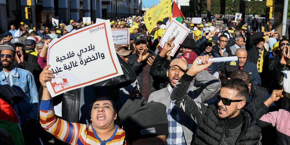 Maroc: entre 1200 et 3000 manifestants contre «la vie chère et la répression» politique