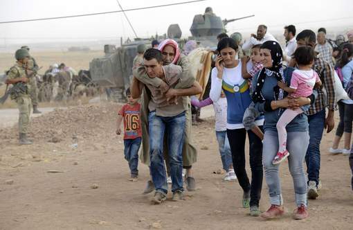 Près de 100.000 Kurdes de Syrie ont fui en Turquie
