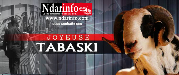 NDARINFO.COM vous souhaite une bonne fête de Tabaski. DEWENETI !