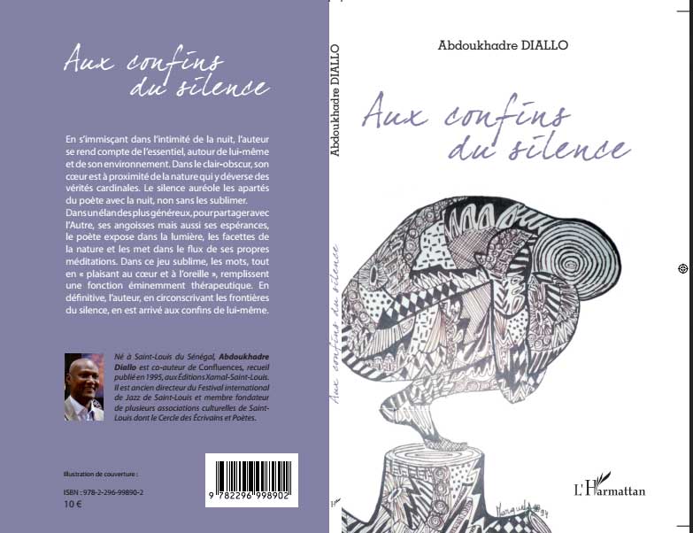 CULTURE:  Sortie de "Aux confins du silence", recueil de poèmes d'Abdoukhadre Diallo.
