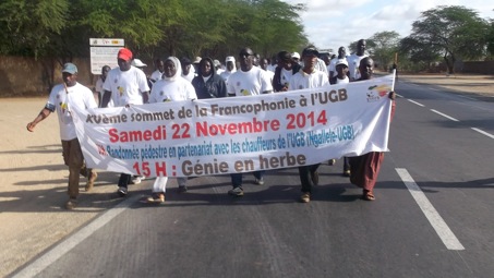 Randonnée pédestre : l’UGB marche vers le sommet de la Francophonie.