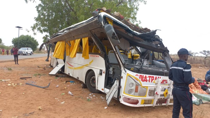 Louga : 5 morts et 15 blessés graves dans un accident