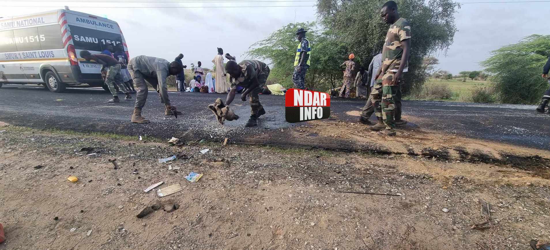 Renversement d’un minicar à RAO : vingt blessés, dont un dans un état grave (photos)