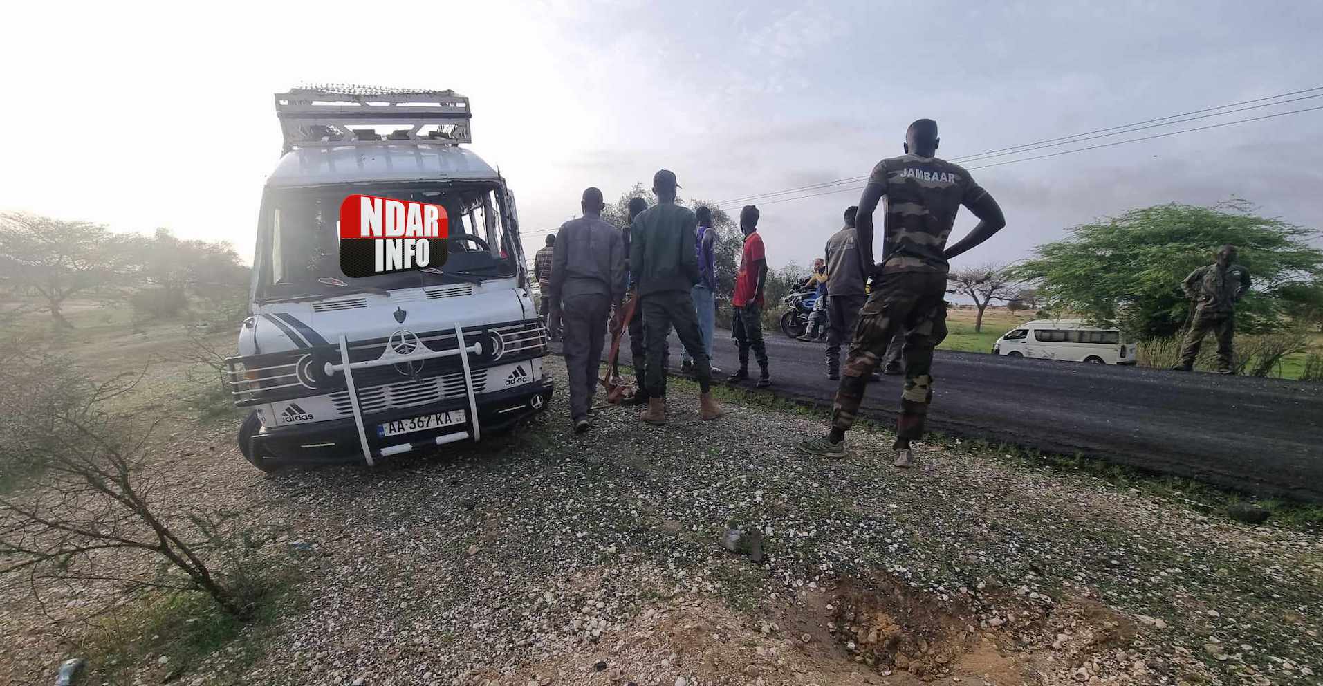 Renversement d’un minicar à RAO : vingt blessés, dont un dans un état grave (photos)