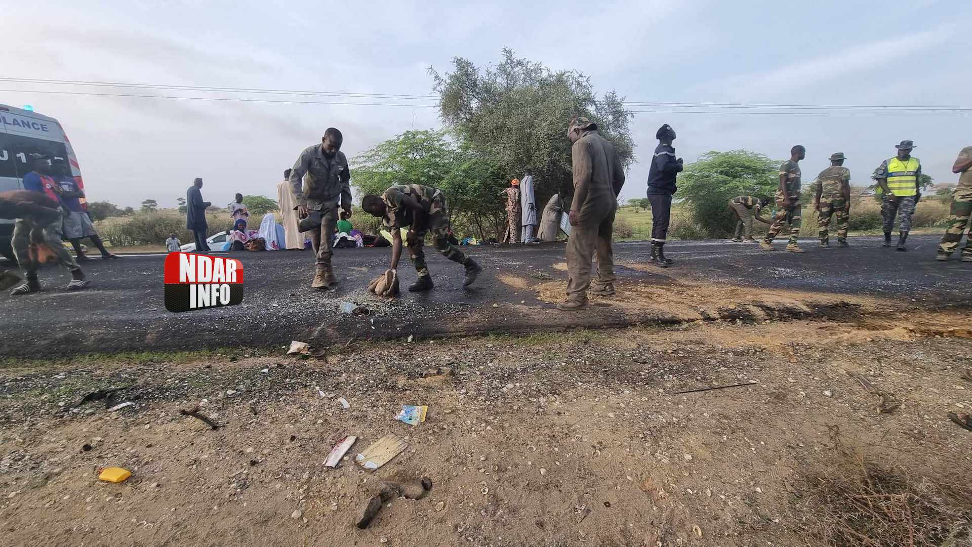 Renversement d’un minicar à RAO : vingt blessés, dont un dans un état grave (photos)