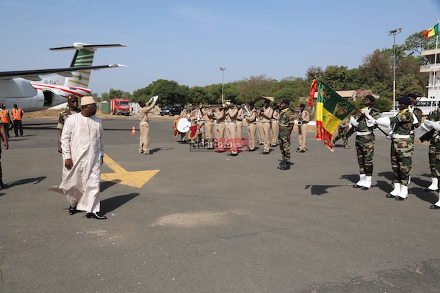 Les images exclusives de la visite de Makcy SALL en Casamance, ce jeudi.