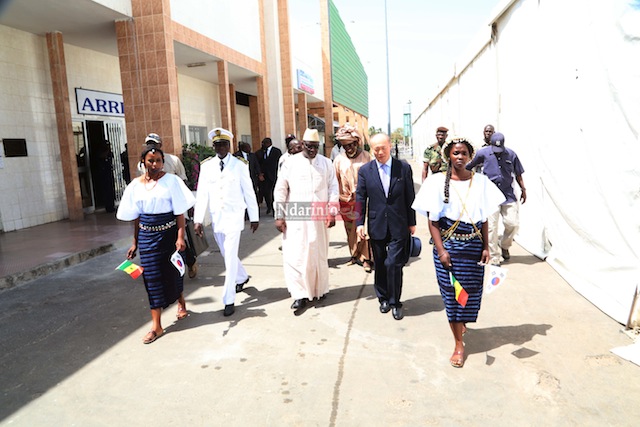 Les images exclusives de la visite de Makcy SALL en Casamance, ce jeudi.