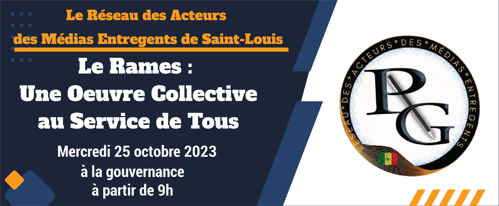 Saint-Louis - Presse : Lancement du Rames ce mercredi 25 octobre 2023