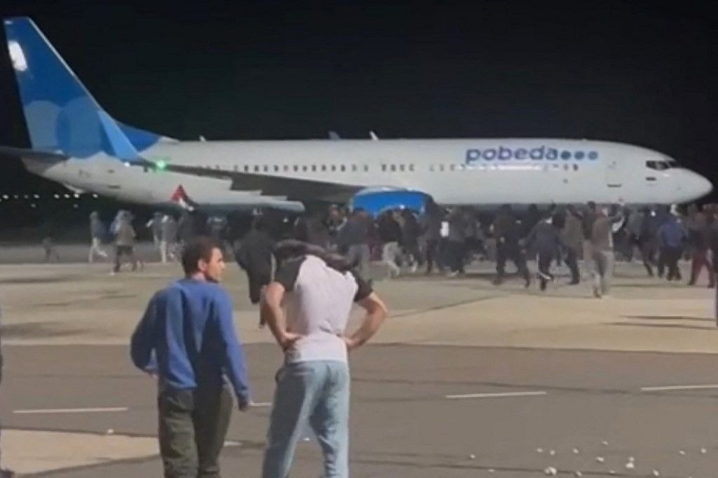 Russie : un aéroport au Daguestan pris d'assaut par une foule hostile à Israël