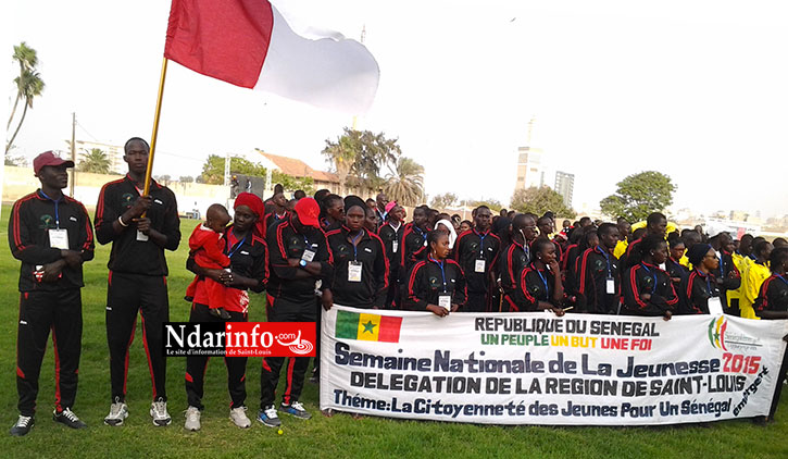 SEMAINE NATIONALE DE LA JEUNESSE: la délégation de Saint-Louis (photos)