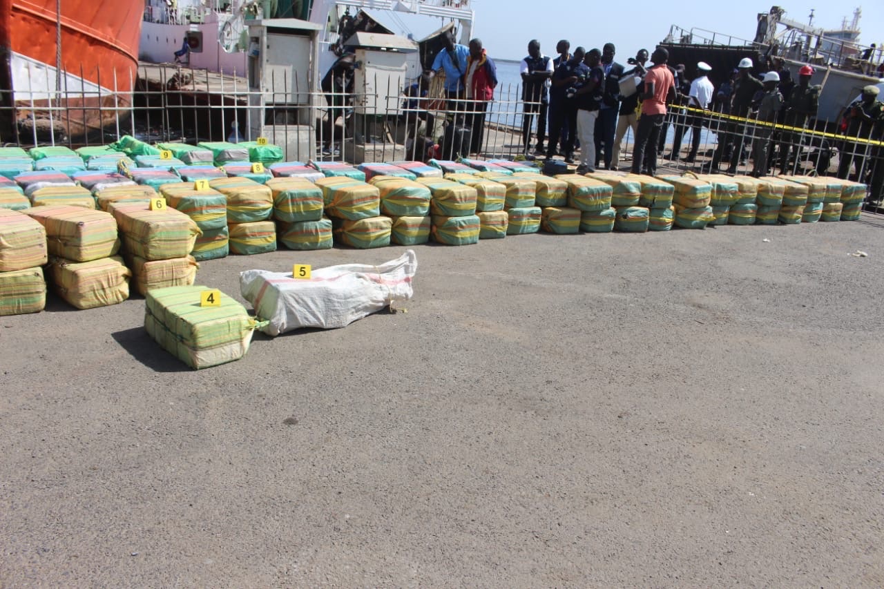 Trois tonnes de cocaïne saisies par la Marine sénégalaise