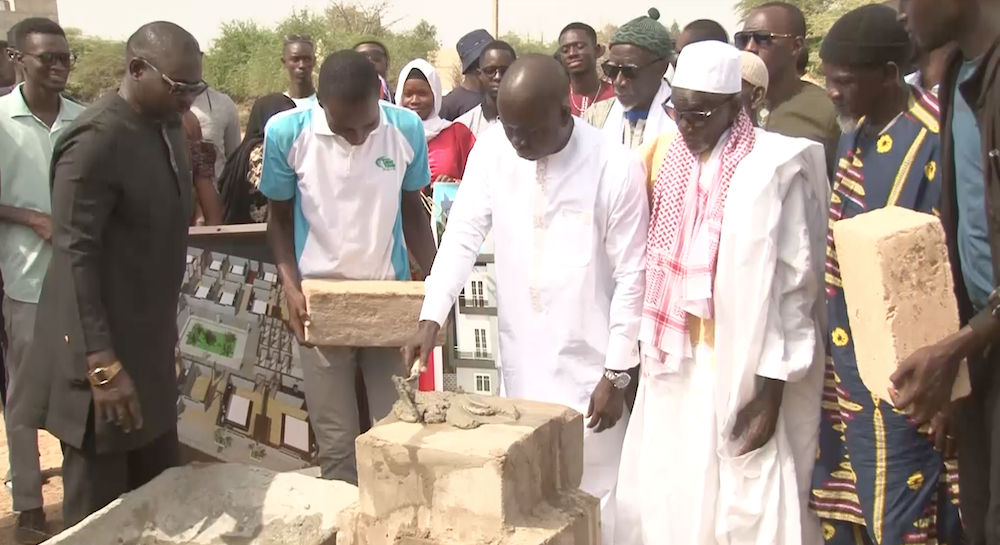 Maison de l’étudiant mbourois à Saint-Louis : Cheikh Issa SALL a lancé les travaux.