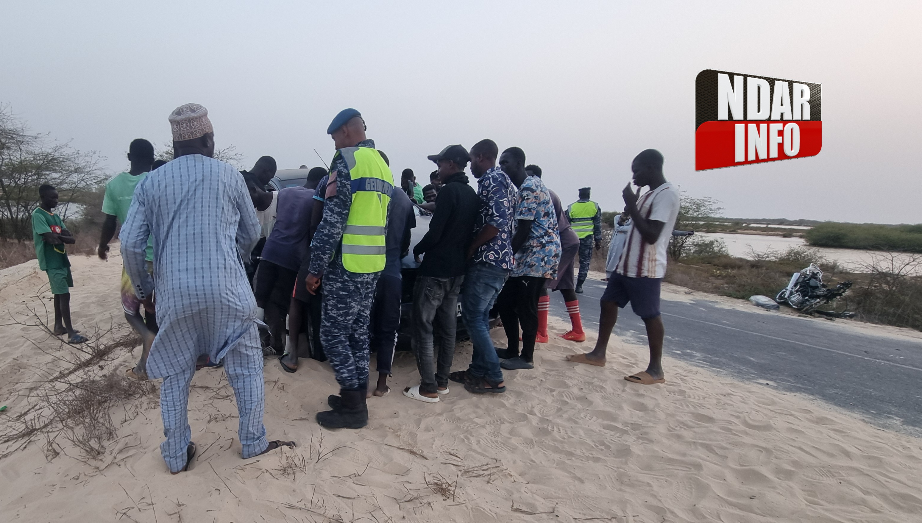 ​Urgent - Un accident sur la route de Gandiol fait 4 blessés dont 2 graves.