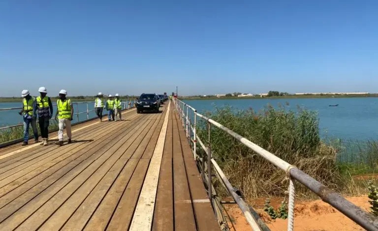 Avancement des travaux du pont de Rosso : Le wali du Trarza pas satisfait