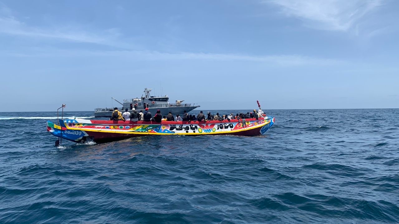 219 migrants en provenance de la Gambie interceptés au large de Dakar