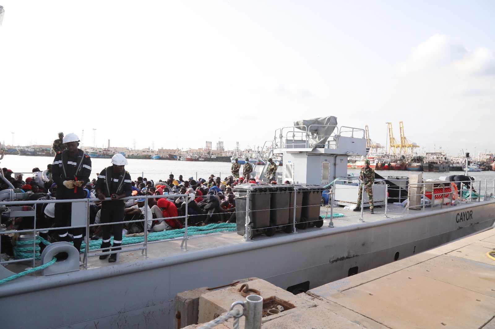 Lompoul : La marine intercepte 202 migrants dont cinq femmes et un mineur