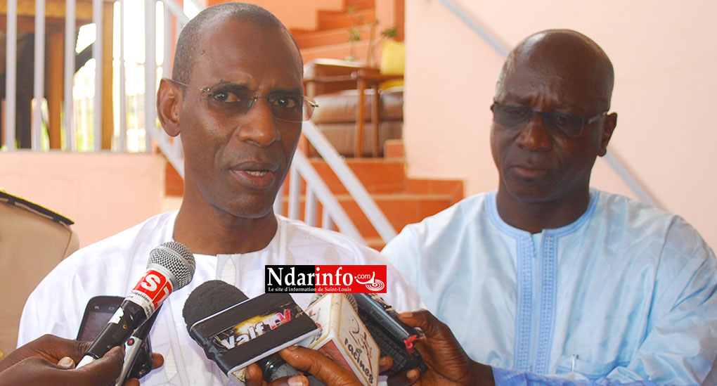 Abdoulaye Daouda DIALLO, ce vendredi, à Saint-Louis
