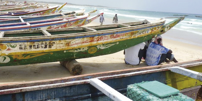 17 pêcheurs de Saint-Louis bloqués entre le Maroc et la Mauritanie.