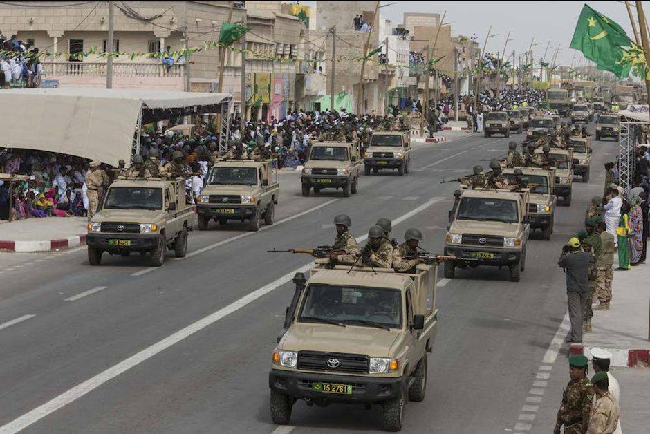 55e ANNIVERSAIRE DE LA MAURITANIE: les images du défilé militaire à NOUAKCHOTT.