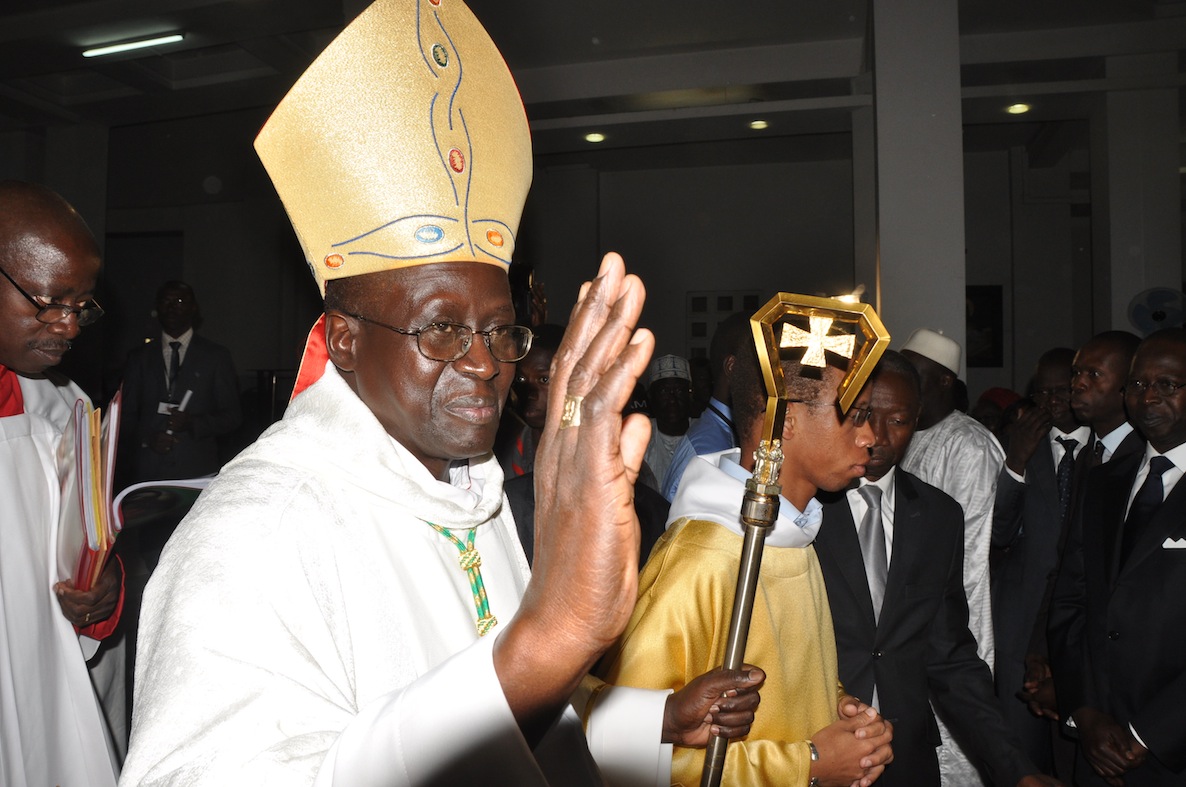 A l'intronisation de Mgr Benjamin Ndiaye.