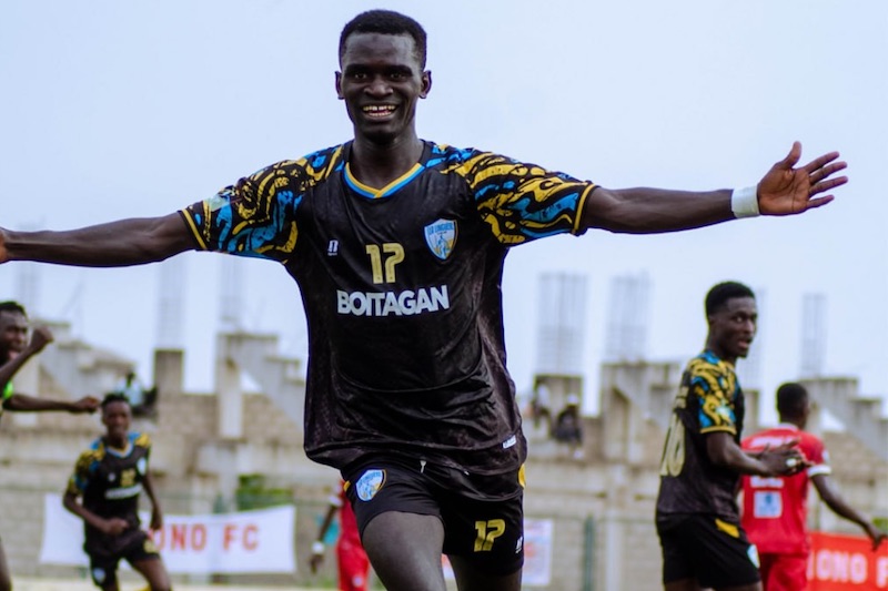 Ousmane Cissé, l'auteur du doublé Ousmane Cissé, l'auteur du doublé