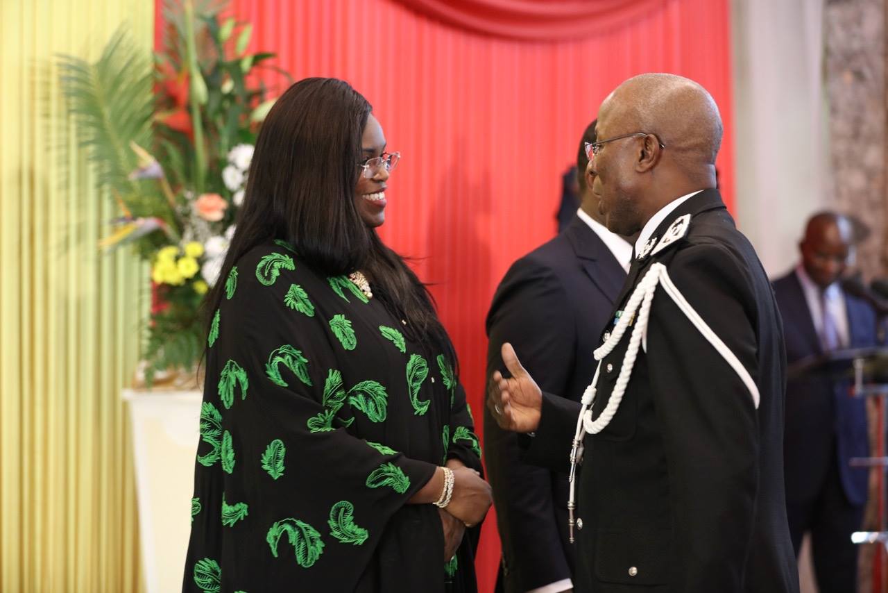 (Photos) Le couple présidentiel présente ses voeux 2016 au Palais de la République