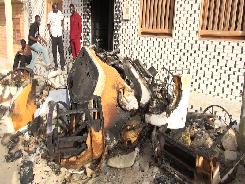 Cité Niakh : un incendie ravage un conteneur de 63 millions FCFA