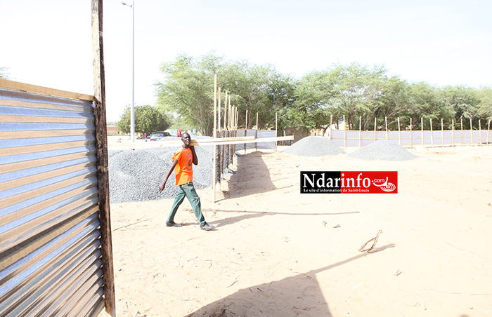 Le site du projet des 2000 lits identifié, déboisé et cloturé. Le site du projet des 2000 lits identifié, déboisé et cloturé.