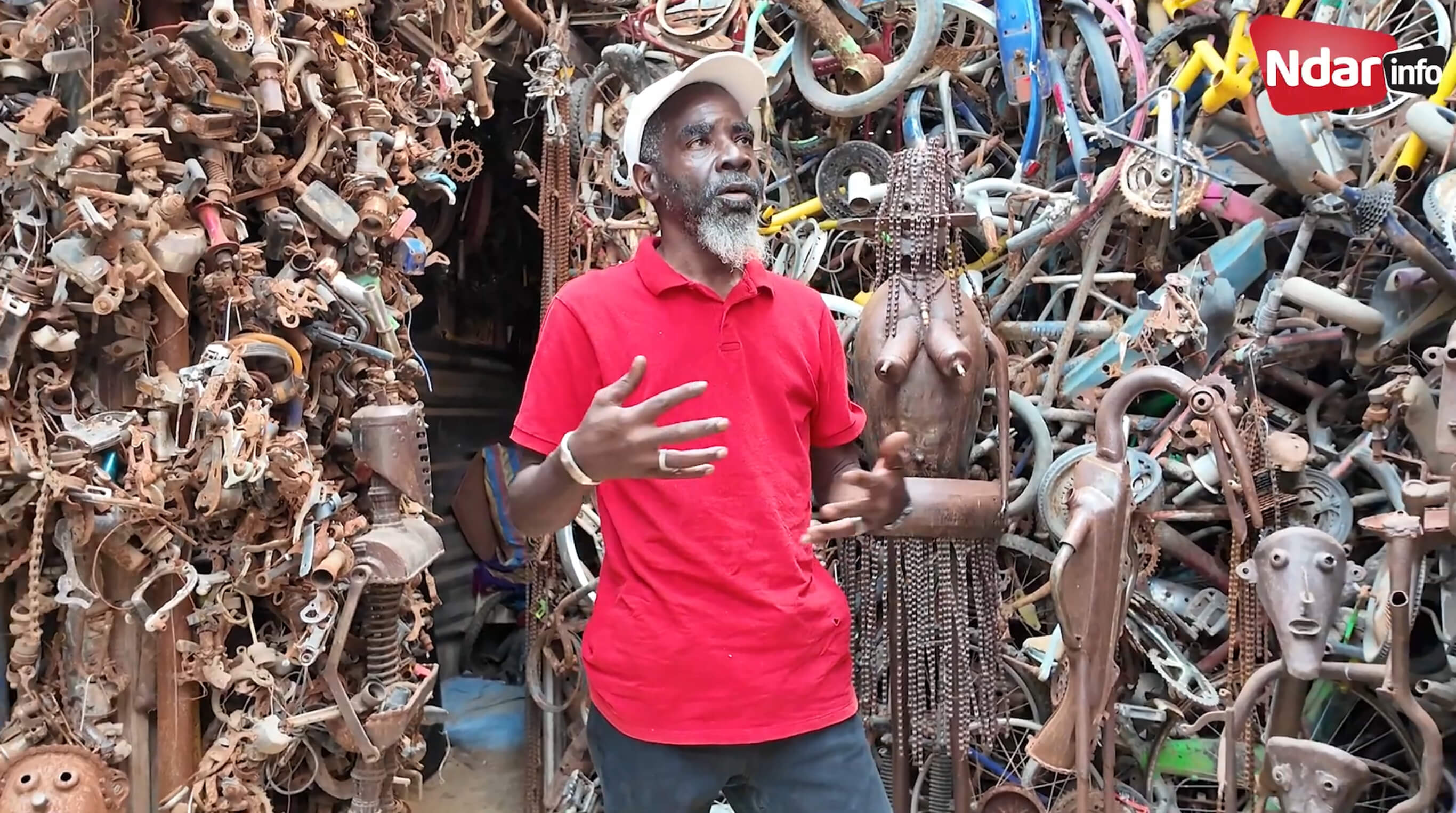 Meissa Fall, l’artiste saint-louisien qui donne une seconde vie aux vélos Meissa Fall, l’artiste saint-louisien qui donne une seconde vie aux vélos