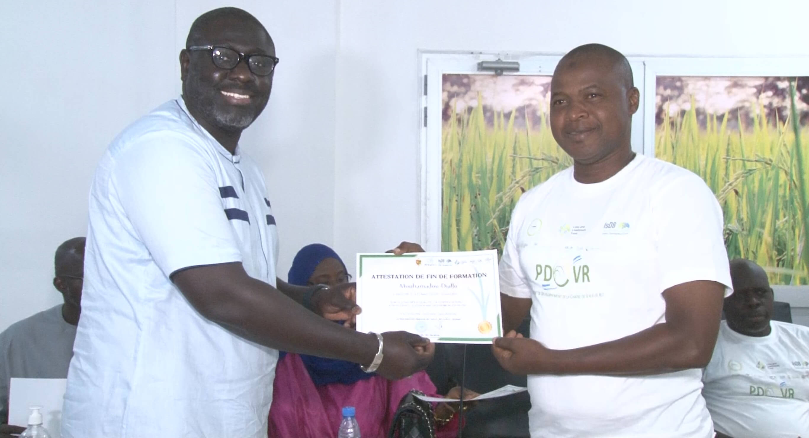 Saint-Louis : 25 techniciens formés pour améliorer la qualité des semences de riz au Sénégal