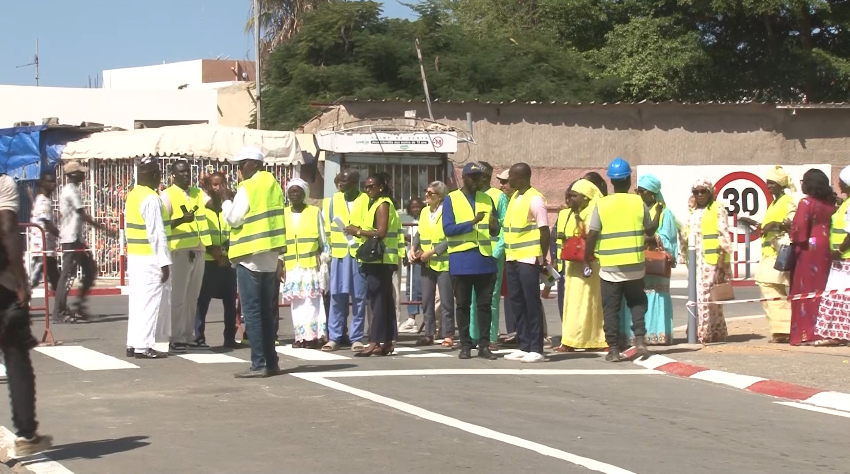 Des infrastructures routières inaugurées pour protéger les élèves de Nalla Ndiaye et François Mbaye Salzmann