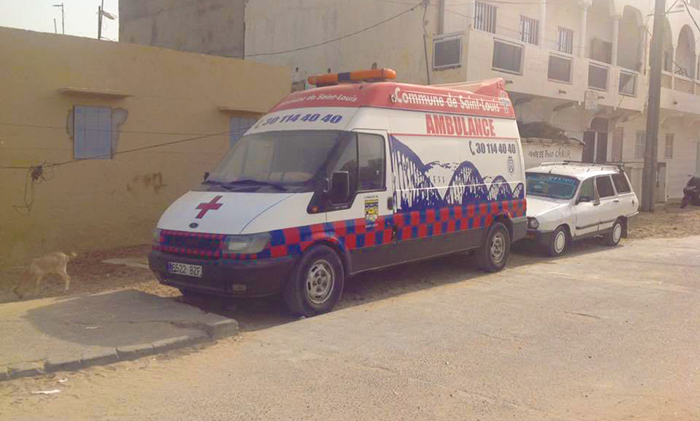 GOXU MBACC : l’ambulance ne roulait plus … faute de batterie.