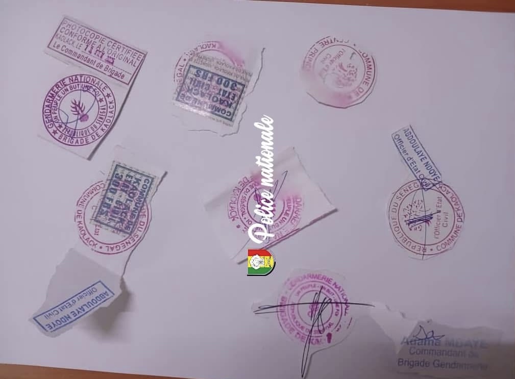 Réseau de faux documents démantelé à Saint-Louis : une "fabrique" de faux extraits de naissance, certificats et diplômes découverte