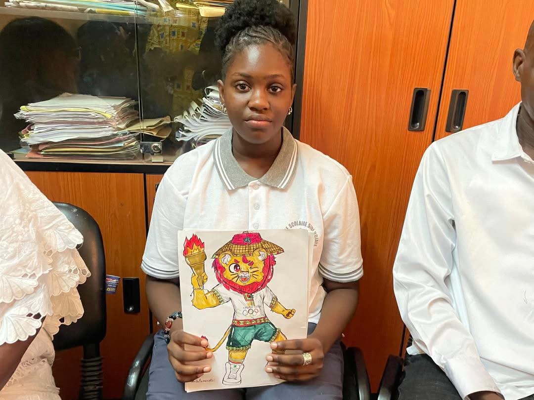 Saint-Louis  : l’académie honore la lauréate du concours de la mascotte des JOJ