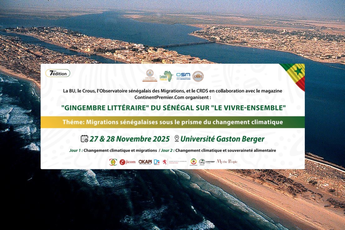 Climat et migrations : Saint-Louis accueille la 7e édition du Gingembre Littéraire