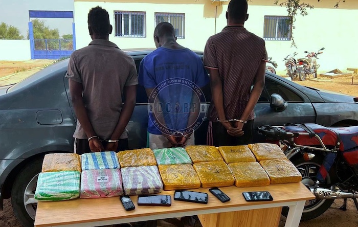 Aéré Lao : Trois individus interpellés avec 14 kg de chanvre indien