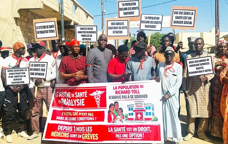 Richard-Toll : le collectif citoyen alerte sur la paralysie des soins à l'hôpital