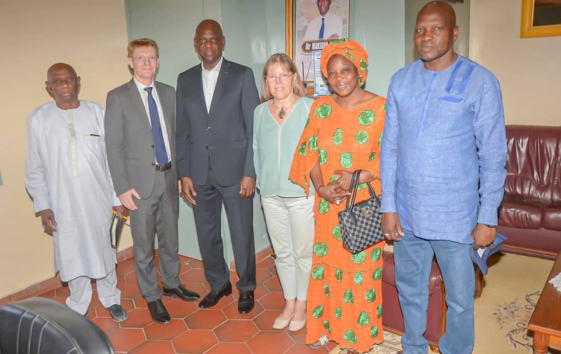 Saint-Louis : Mansour FAYE reçoit le nouveau Consul général de France