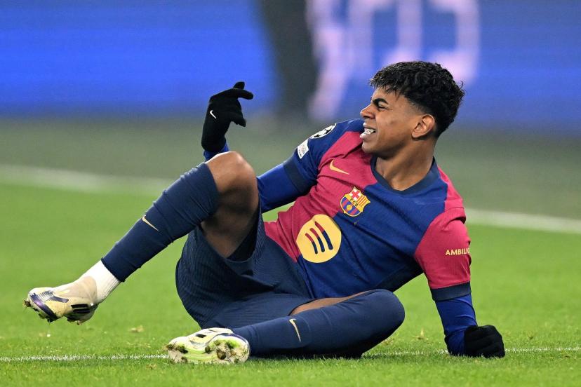 FC Barcelone : Lamine Yamal se blesse en célébrant son but sur penalty