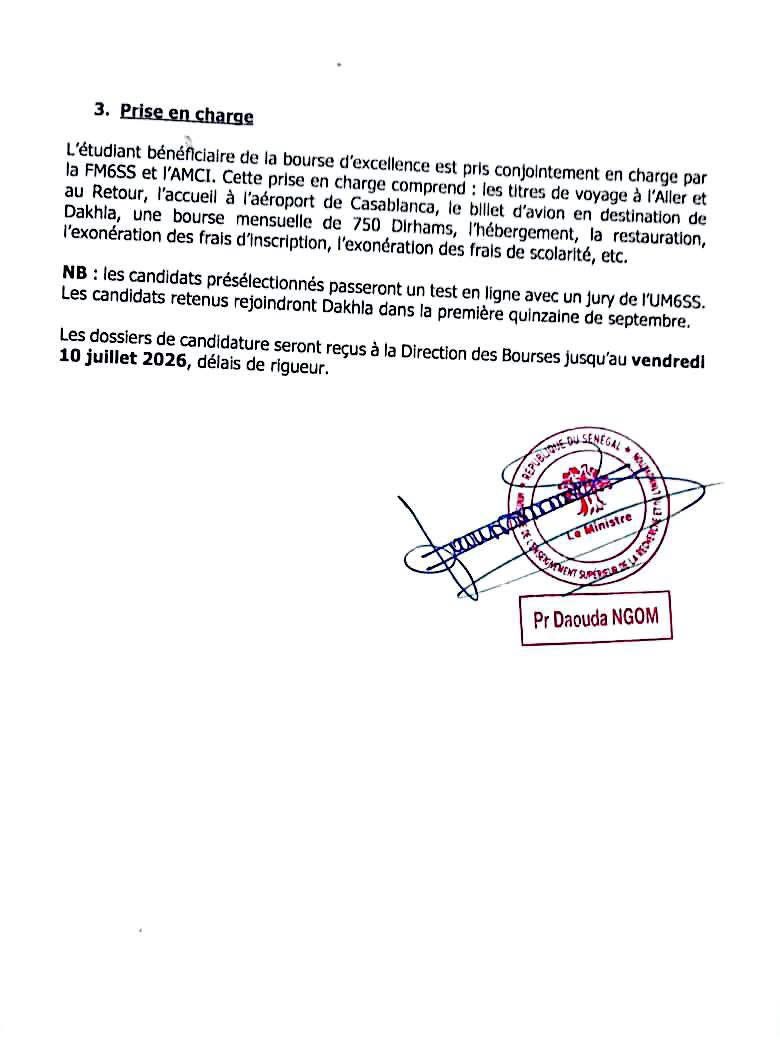 Enseignement supérieur : Ouverture des bourses marocaines AMCI pour les bacheliers