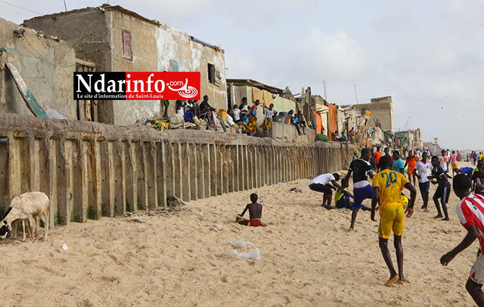 GUET - NDAR : un décor chaotique après l’assaut des vagues ( photos )