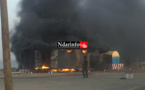 URGENT : incendie au quai de pêche de l'hydrobase ( photos)
