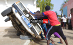 Spectaculaire : un véhicule se renverse sur la corniche Sud de Saint-Louis ( photos ) Spectaculaire : un véhicule se renverse sur la corniche Sud de Saint-Louis ( photos )