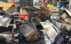 Incendie au Marché Sor : le complexe frigorifique réduit en cendre (photos)